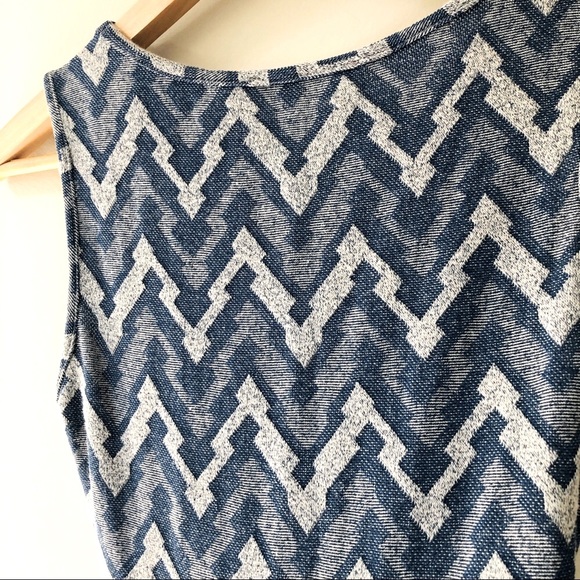 Cotton Geometric Skater Dress - Picture 9 of 10